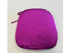 Satin Matte Magenta Chair Pad