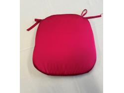 Satin Matte Cerise Chair Pad