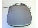 Satin Silver Chair Pad