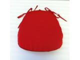 Satin Matte Red Chair Pad