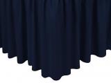 Navy Table Skirt