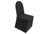 Black Hotel Chair Cover