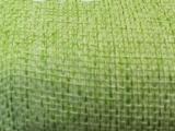 Faux Burlap Apple Green Runner