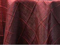 Pintuck Red 
