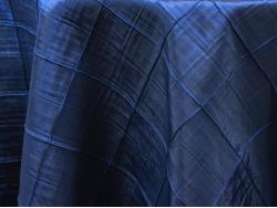 Pintuck Royal Blue Runner
