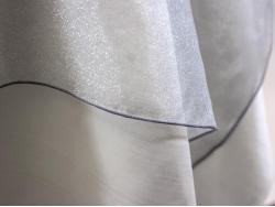 Organza Sheer Silver Runner