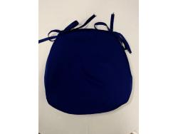 Satin Matte Cobalt Chair Pad