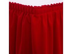 Cherry Red Table Skirt